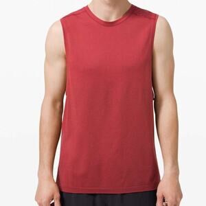 Lululemon Metal Vent Tech Tank Top Sleeveless 2.0 Activewear Dark Red Size Small